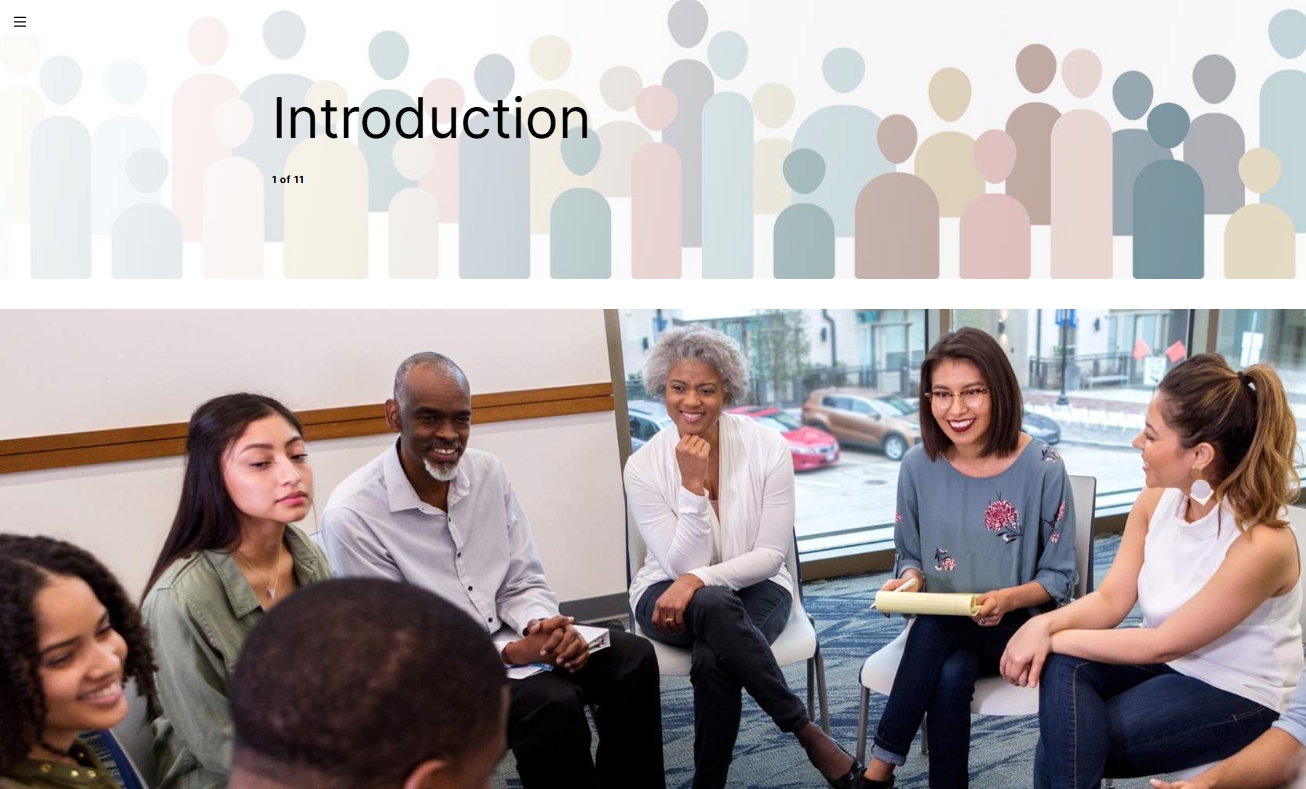 screenshot from online training: research