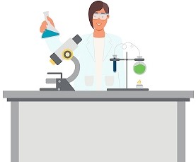 scientist in a lab