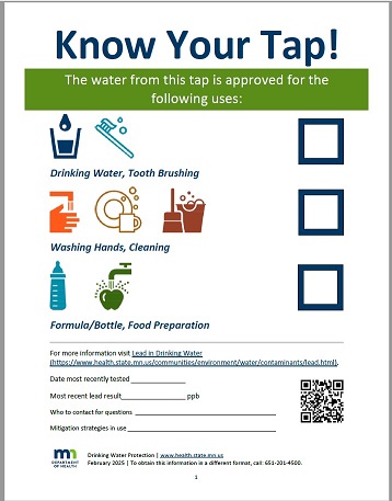 know your tap flyer