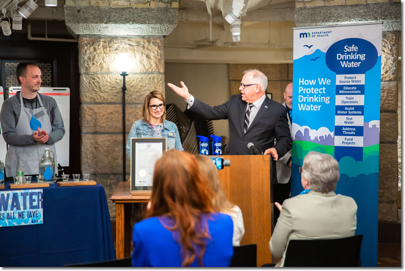 Governor Tim Walz proclaims Safe Drinking Water Week