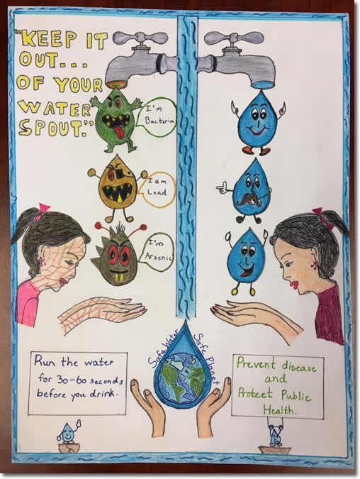 Winning poster from water poster contest