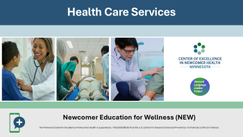 Newcomer Education for Wellness (NEW) video series thumbnail