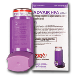 Advair 230mcg packaging