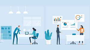 icon people in an office