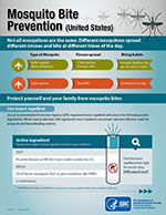 Mosquito bite prevention poster