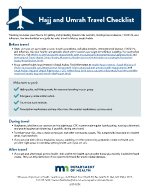 Hajj & Umrah Travel Checklist