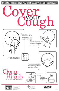 Cover Your Cough Poster for Health Care Facilities - click to view larger